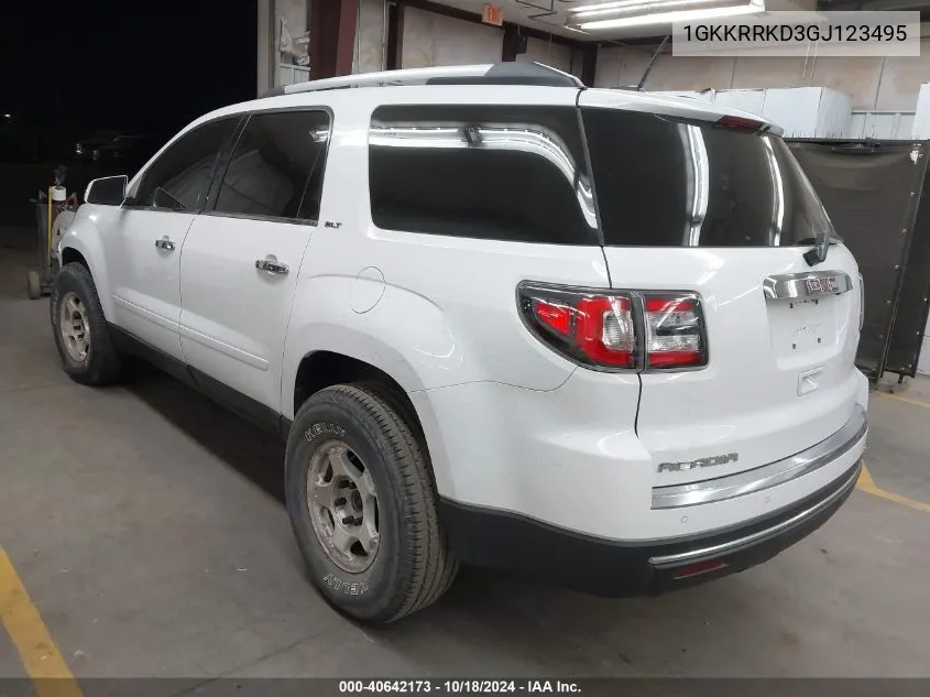 1GKKRRKD3GJ123495 2016 GMC Acadia Slt-1