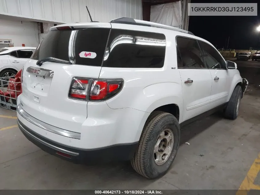 1GKKRRKD3GJ123495 2016 GMC Acadia Slt-1