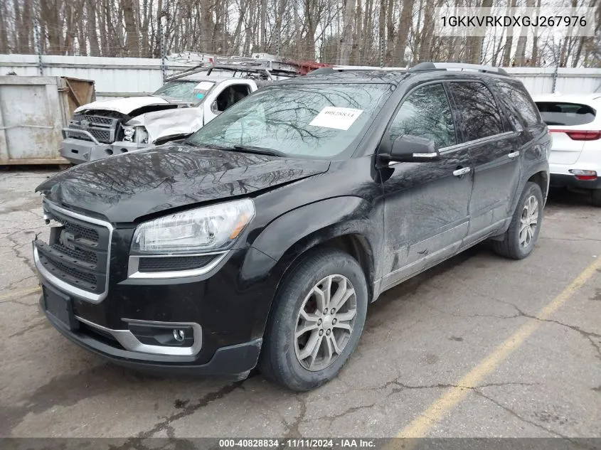 2016 GMC Acadia Slt-1 VIN: 1GKKVRKDXGJ267976 Lot: 40828834