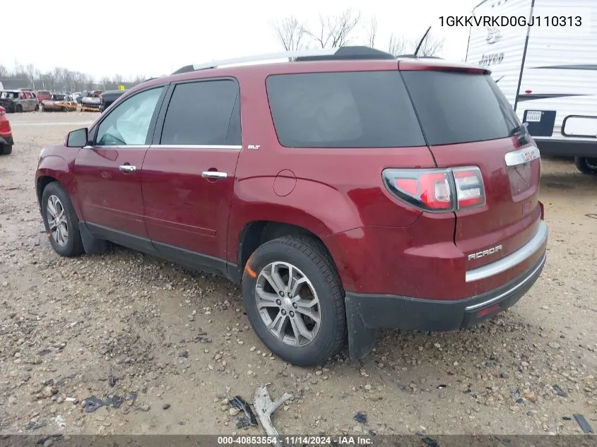 1GKKVRKD0GJ110313 2016 GMC Acadia Slt-1