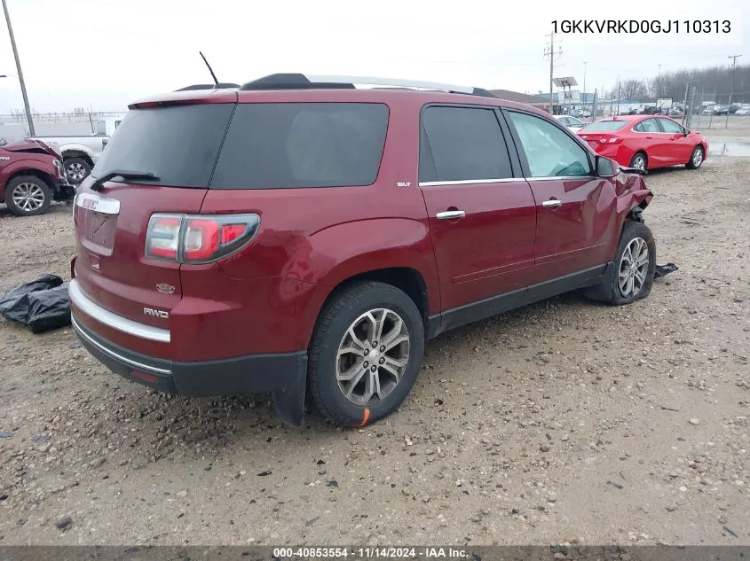 1GKKVRKD0GJ110313 2016 GMC Acadia Slt-1