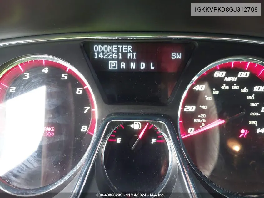 1GKKVPKD8GJ312708 2016 GMC Acadia Sle-2