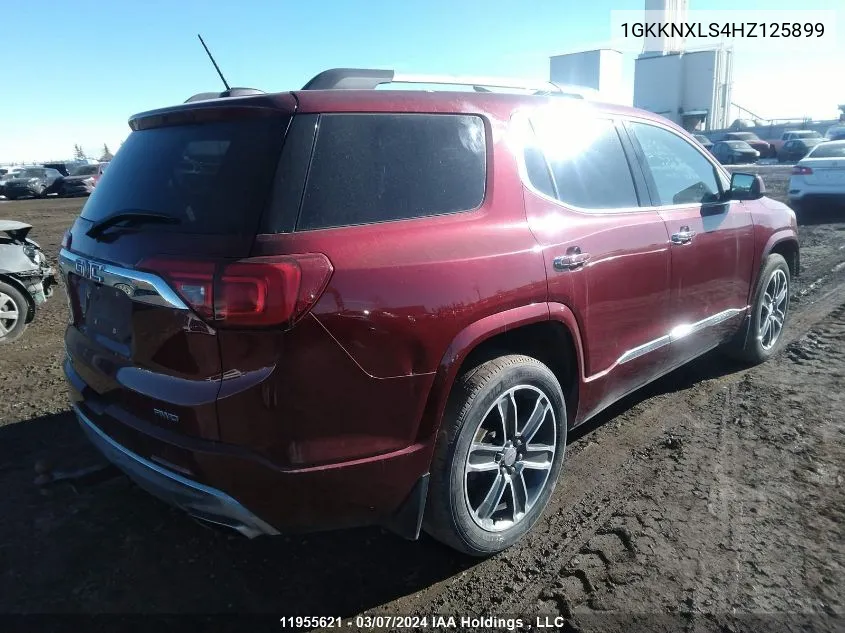 1GKKNXLS4HZ125899 2017 GMC Acadia Denali