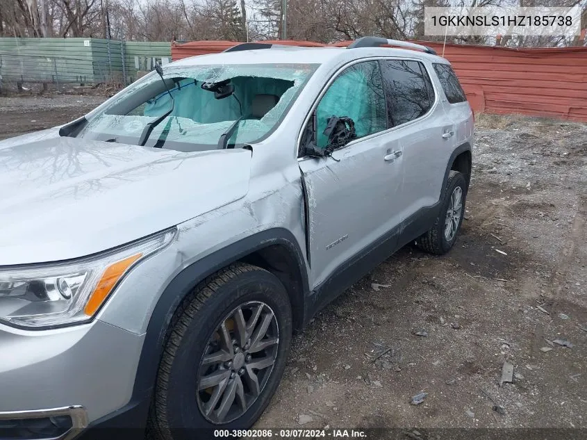 2017 GMC Acadia Sle-2 VIN: 1GKKNSLS1HZ185738 Lot: 38902086