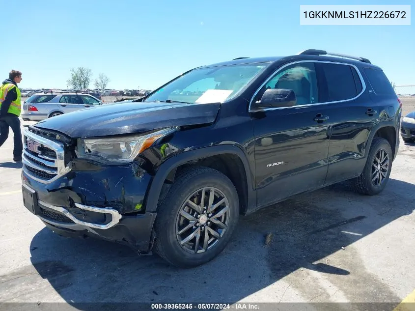 2017 GMC Acadia Slt-1 VIN: 1GKKNMLS1HZ226672 Lot: 39365245