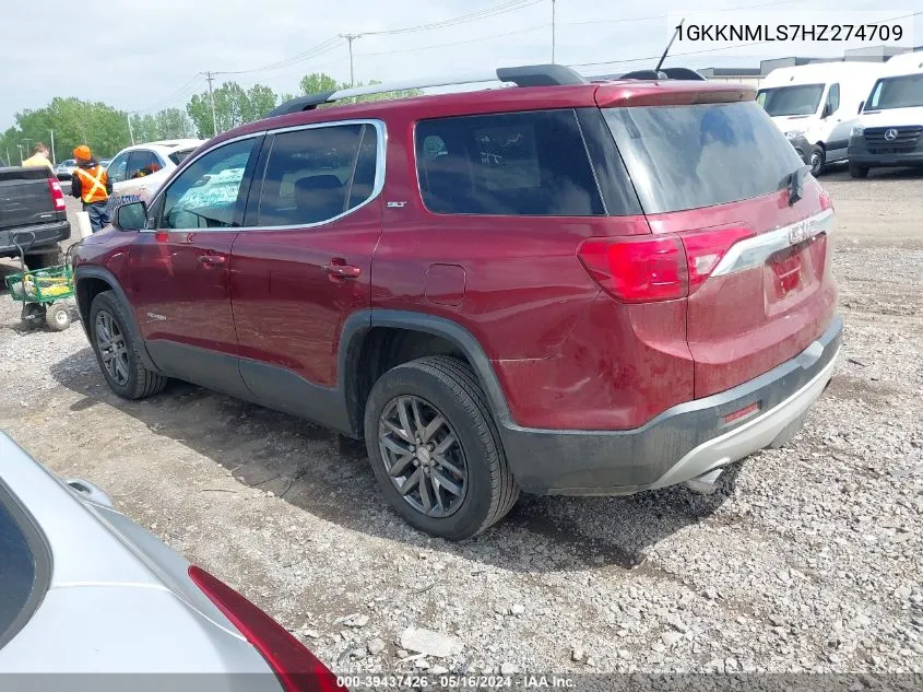 1GKKNMLS7HZ274709 2017 GMC Acadia Slt-1