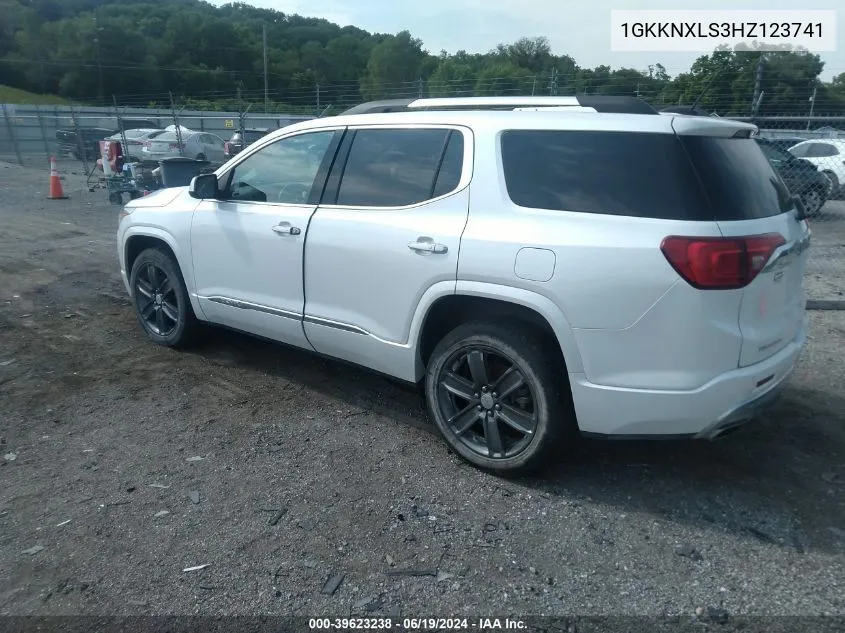 2017 GMC Acadia Denali VIN: 1GKKNXLS3HZ123741 Lot: 39623238