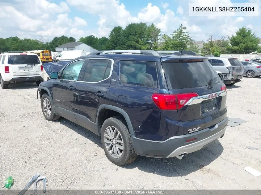 2017 GMC Acadia Sle-2 VIN: 1GKKNLLS8HZ255404 Lot: 39637738