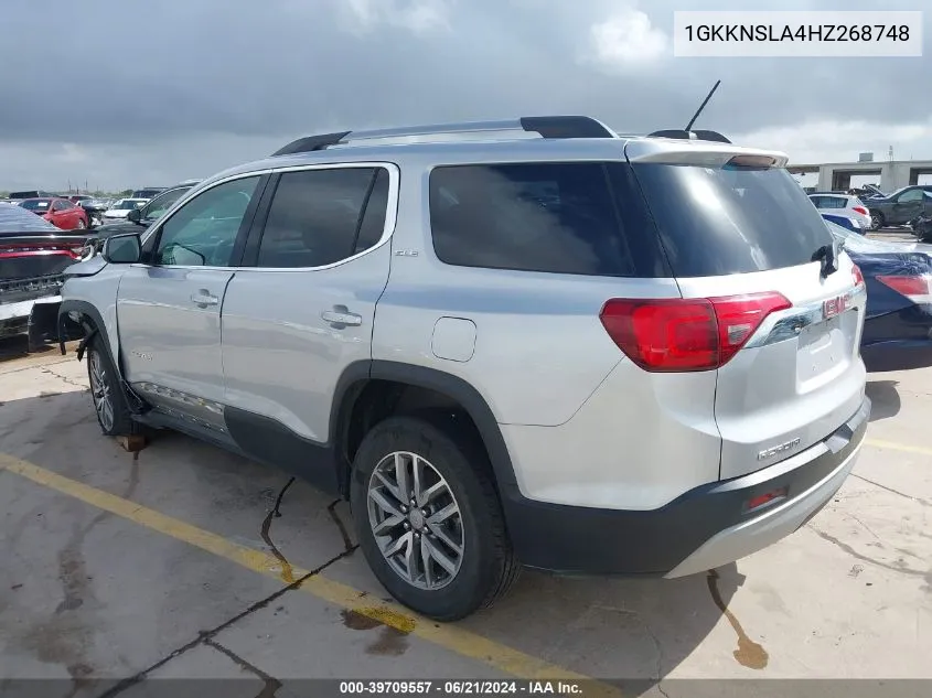 1GKKNSLA4HZ268748 2017 GMC Acadia Sle-2