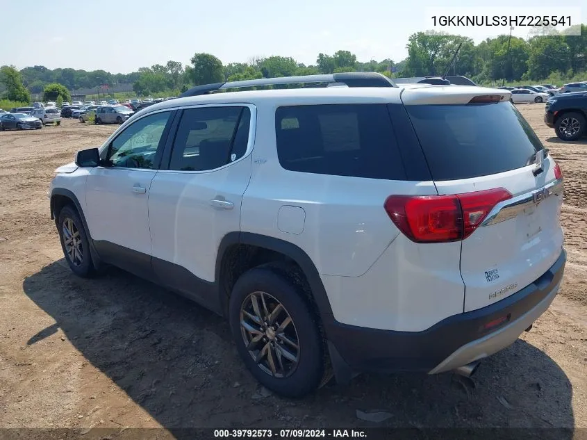 2017 GMC Acadia Slt-1 VIN: 1GKKNULS3HZ225541 Lot: 39792573