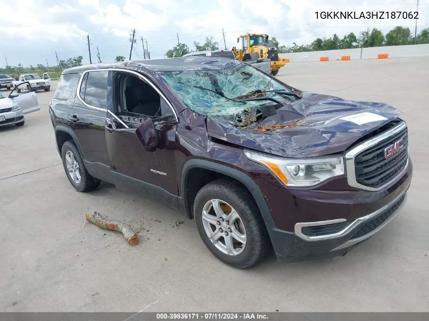 1GKKNKLA3HZ187062 2017 GMC Acadia Sle-1