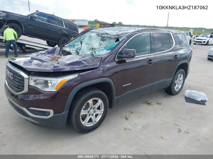 1GKKNKLA3HZ187062 2017 GMC Acadia Sle-1