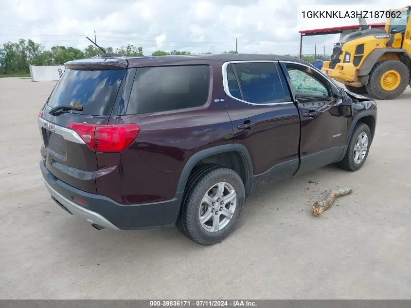 1GKKNKLA3HZ187062 2017 GMC Acadia Sle-1