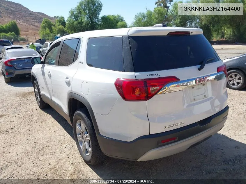 2017 GMC Acadia Sle-1 VIN: 1GKKNKLA3HZ164400 Lot: 39902734