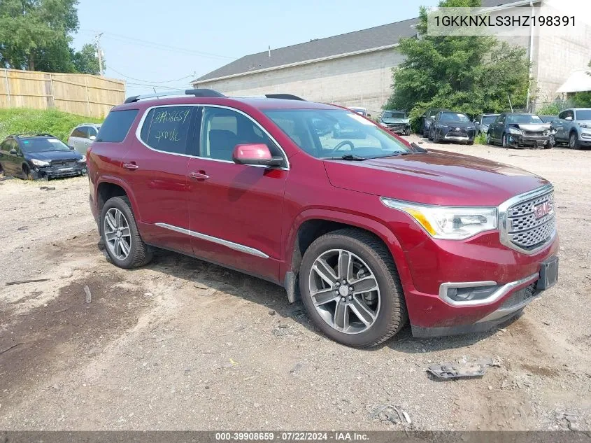 2017 GMC Acadia Denali VIN: 1GKKNXLS3HZ198391 Lot: 39908659