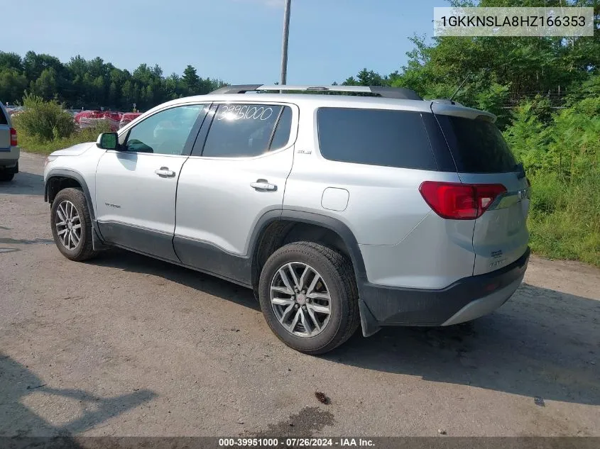 2017 GMC Acadia Sle-2 VIN: 1GKKNSLA8HZ166353 Lot: 39951000