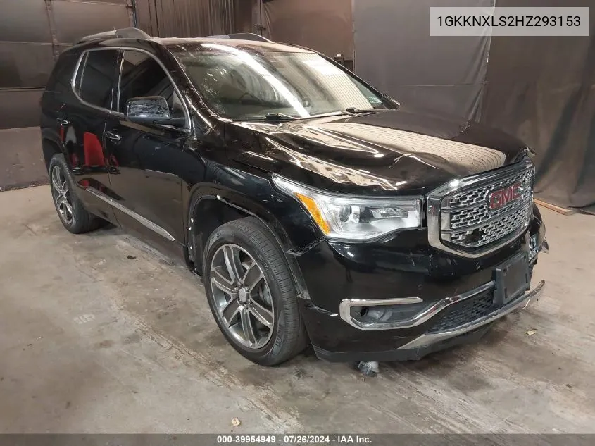 1GKKNXLS2HZ293153 2017 GMC Acadia Denali