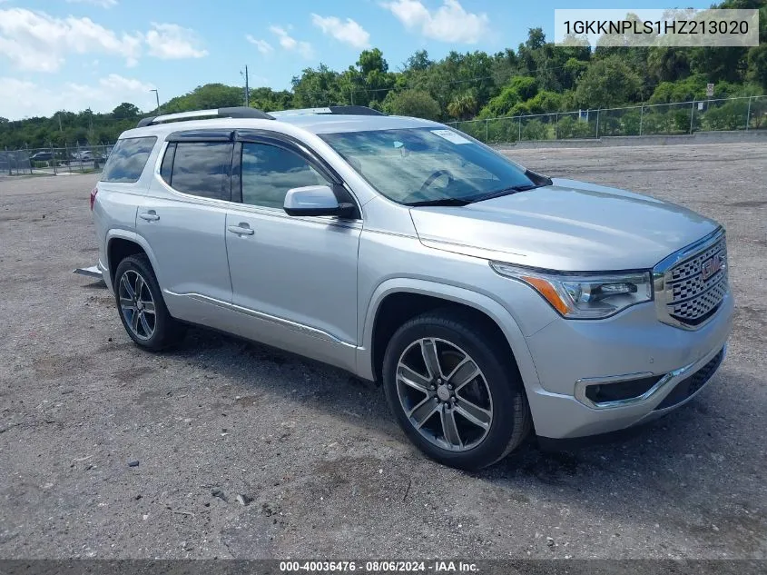 1GKKNPLS1HZ213020 2017 GMC Acadia Denali