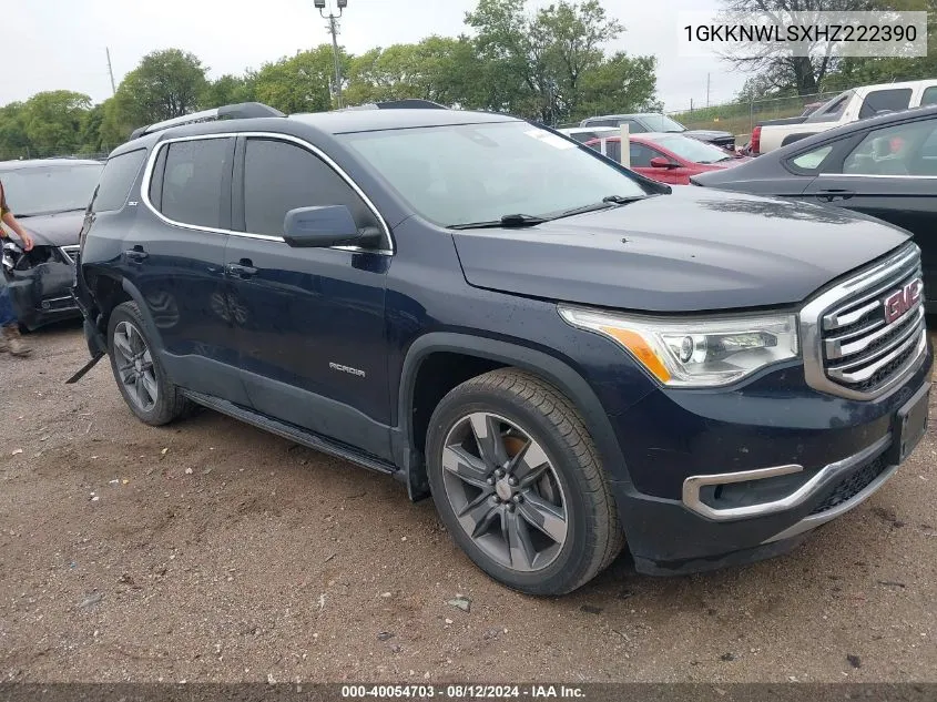 2017 GMC Acadia Slt-2 VIN: 1GKKNWLSXHZ222390 Lot: 40054703