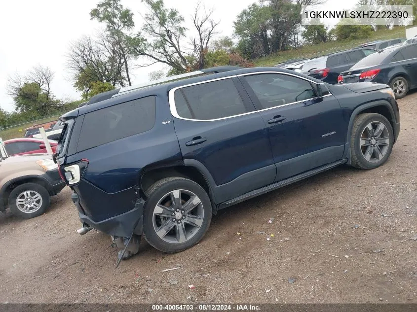 1GKKNWLSXHZ222390 2017 GMC Acadia Slt-2