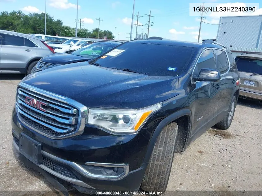 2017 GMC Acadia Sle-2 VIN: 1GKKNLLS3HZ240390 Lot: 40089943