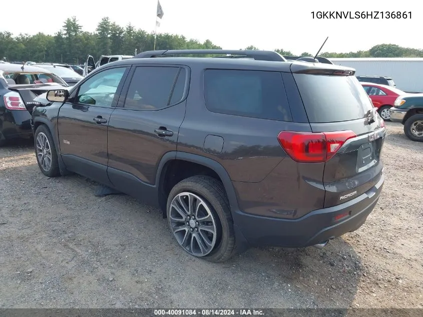 2017 GMC Acadia Slt-1 VIN: 1GKKNVLS6HZ136861 Lot: 40091084