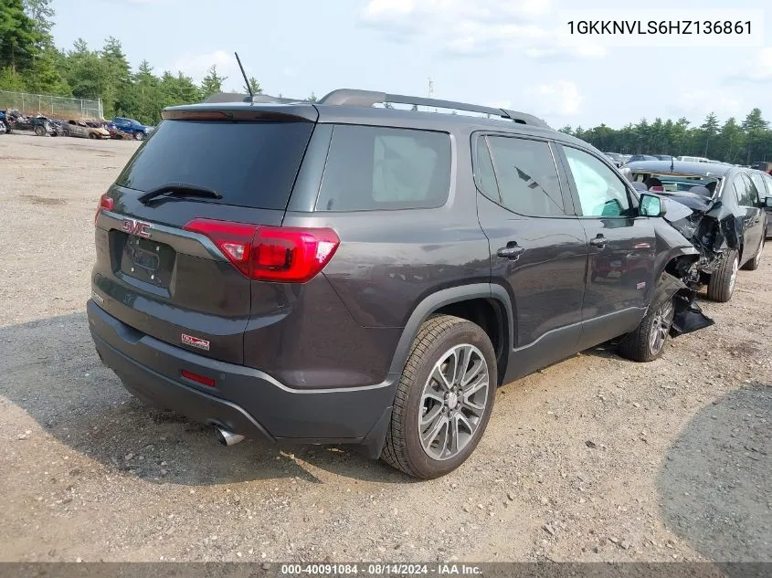 2017 GMC Acadia Slt-1 VIN: 1GKKNVLS6HZ136861 Lot: 40091084