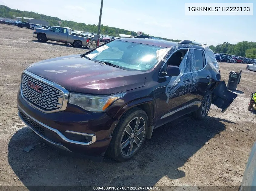 1GKKNXLS1HZ222123 2017 GMC Acadia Denali