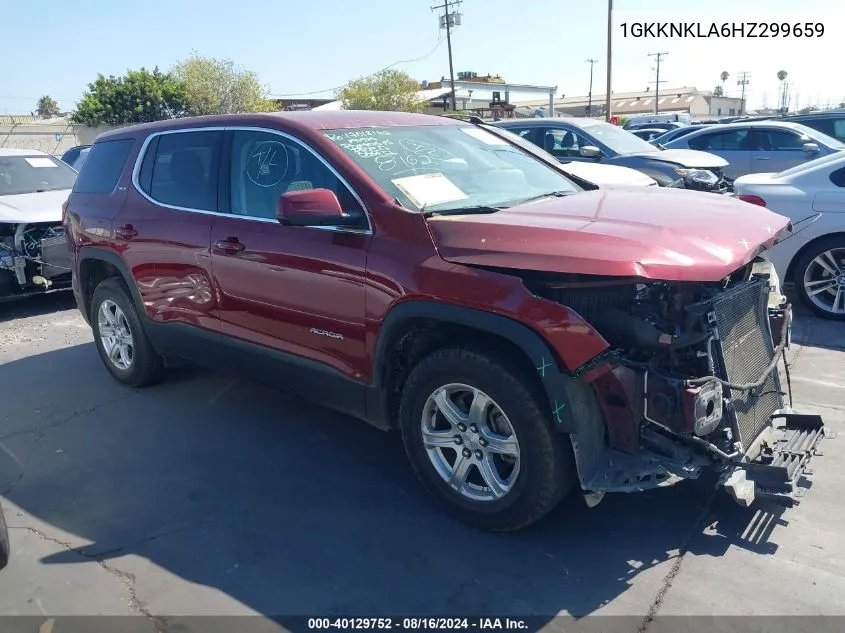 1GKKNKLA6HZ299659 2017 GMC Acadia Sle-1