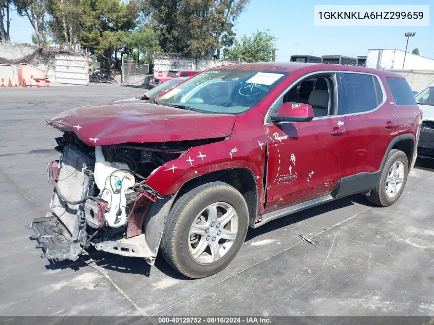 1GKKNKLA6HZ299659 2017 GMC Acadia Sle-1