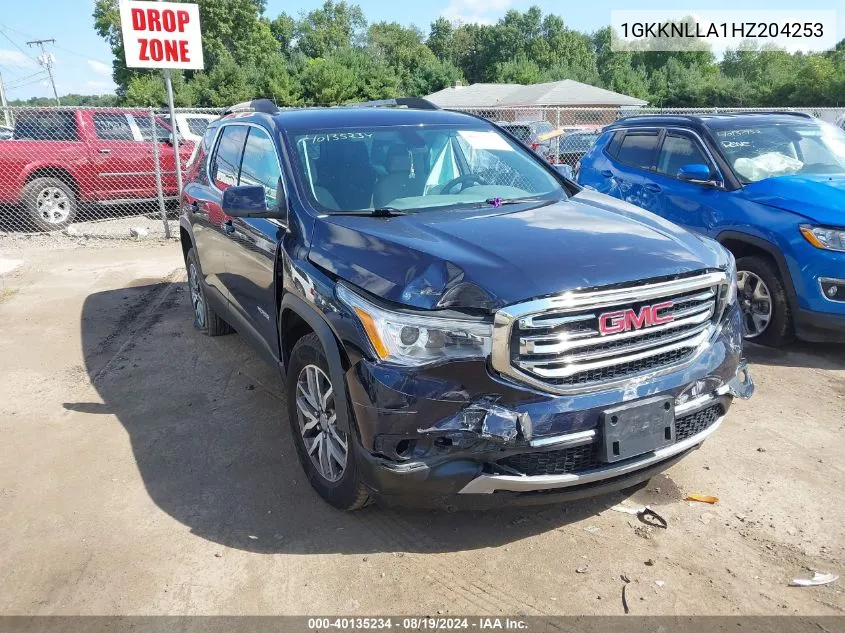 2017 GMC Acadia Sle-2 VIN: 1GKKNLLA1HZ204253 Lot: 40135234