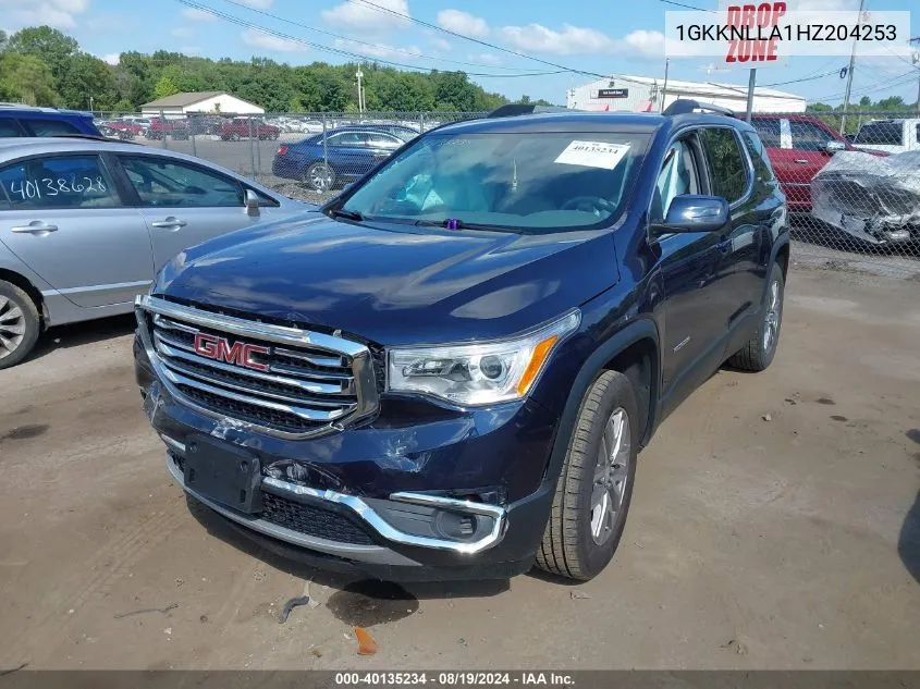 2017 GMC Acadia Sle-2 VIN: 1GKKNLLA1HZ204253 Lot: 40135234