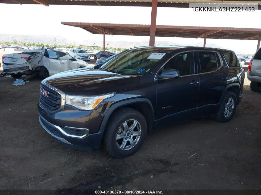 1GKKNKLA3HZ221453 2017 GMC Acadia Sle-1