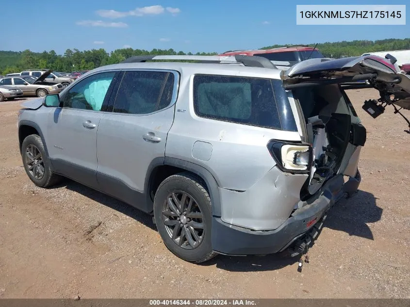 1GKKNMLS7HZ175145 2017 GMC Acadia Slt-1