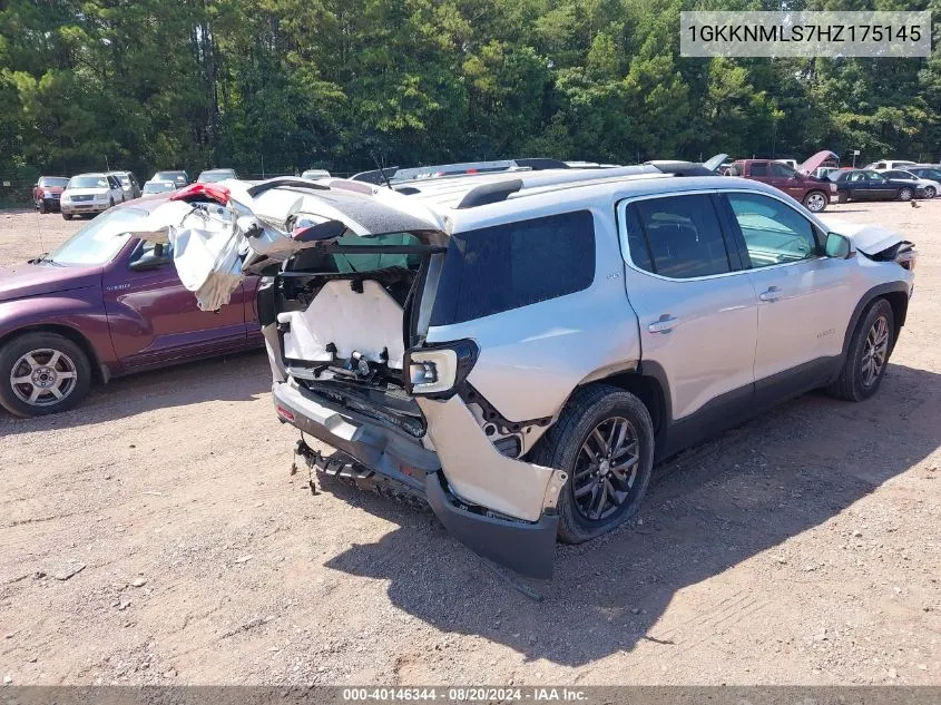 2017 GMC Acadia Slt-1 VIN: 1GKKNMLS7HZ175145 Lot: 40146344