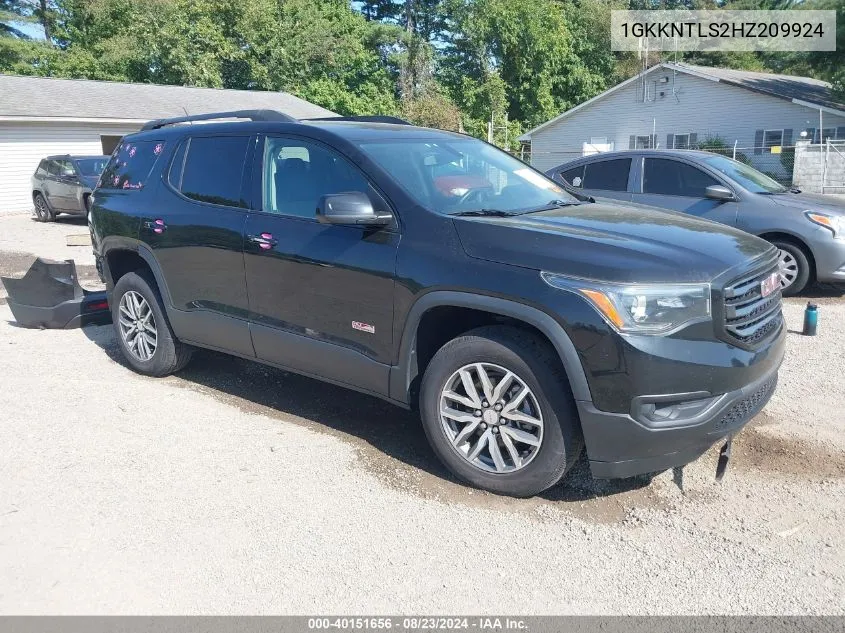 1GKKNTLS2HZ209924 2017 GMC Acadia Sle-2