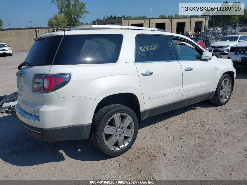 1GKKVSKD6HJ289109 2017 GMC Acadia Limited