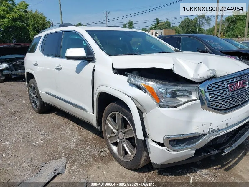 1GKKNXLS0HZ244954 2017 GMC Acadia Denali