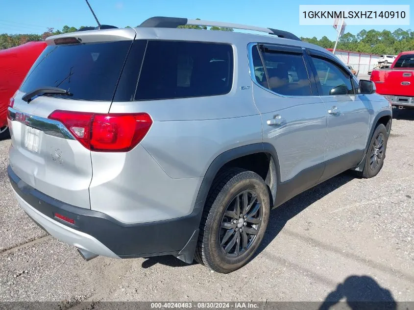 1GKKNMLSXHZ140910 2017 GMC Acadia Slt-1