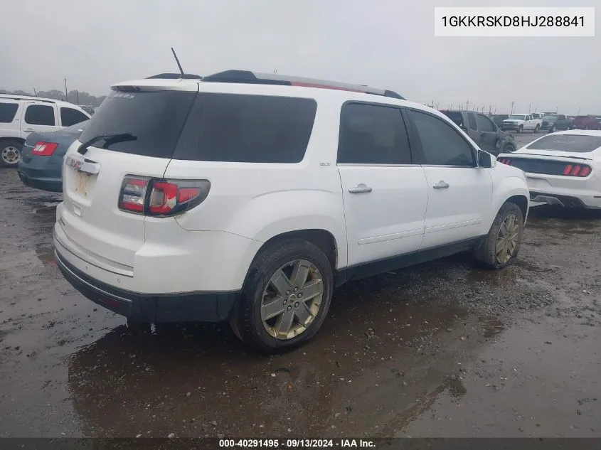 1GKKRSKD8HJ288841 2017 GMC Acadia Limited Slt-2