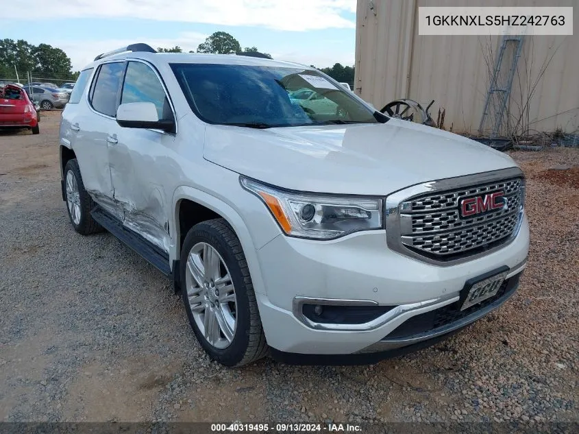 1GKKNXLS5HZ242763 2017 GMC Acadia Denali