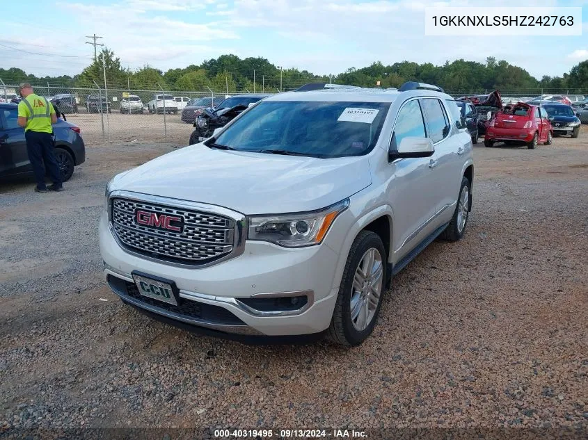 1GKKNXLS5HZ242763 2017 GMC Acadia Denali