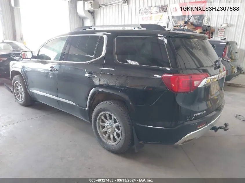 2017 GMC Acadia Denali VIN: 1GKKNXLS3HZ307688 Lot: 40327483