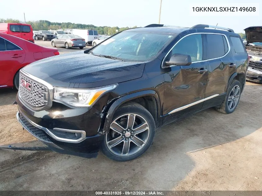 1GKKNXLSXHZ149608 2017 GMC Acadia Denali