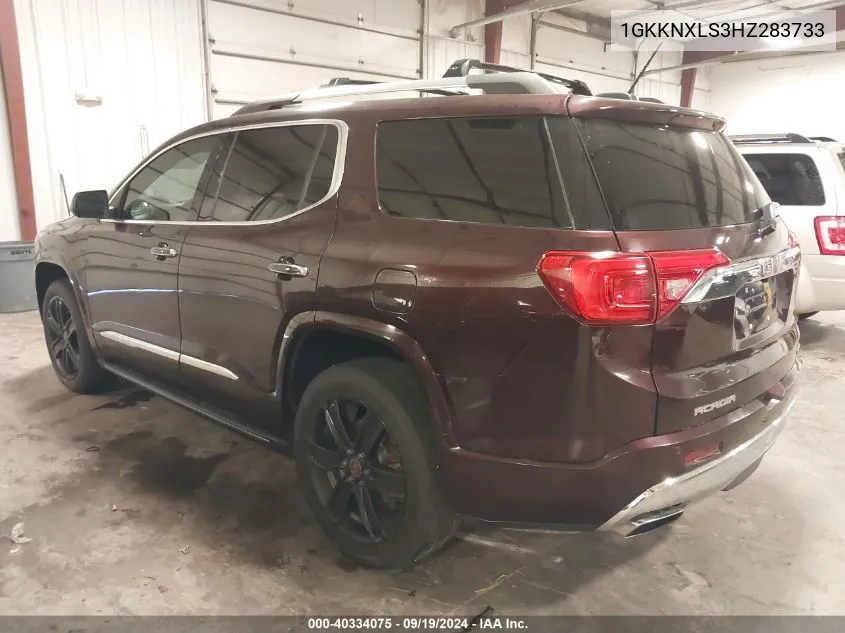 1GKKNXLS3HZ283733 2017 GMC Acadia Denali