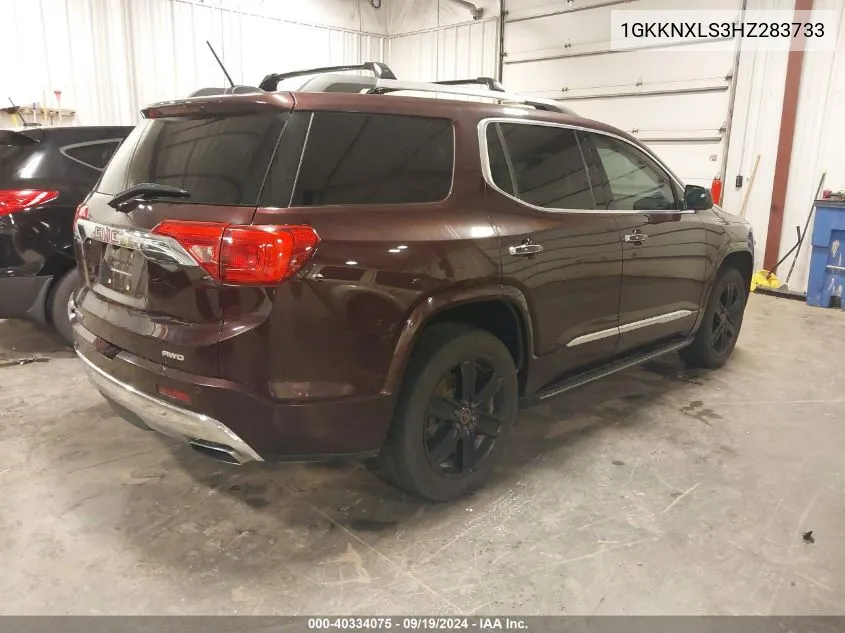 1GKKNXLS3HZ283733 2017 GMC Acadia Denali