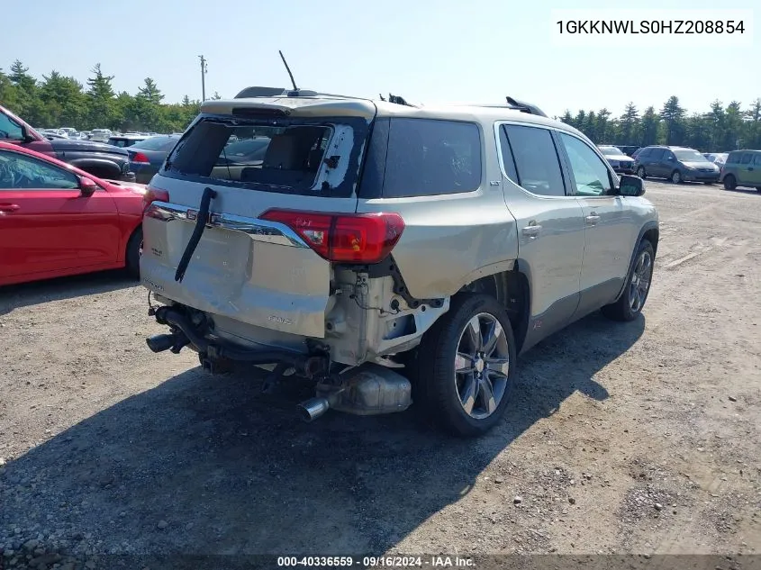 2017 GMC Acadia Slt-2 VIN: 1GKKNWLS0HZ208854 Lot: 40336559