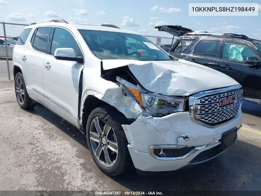 1GKKNPLS8HZ198449 2017 GMC Acadia Denali