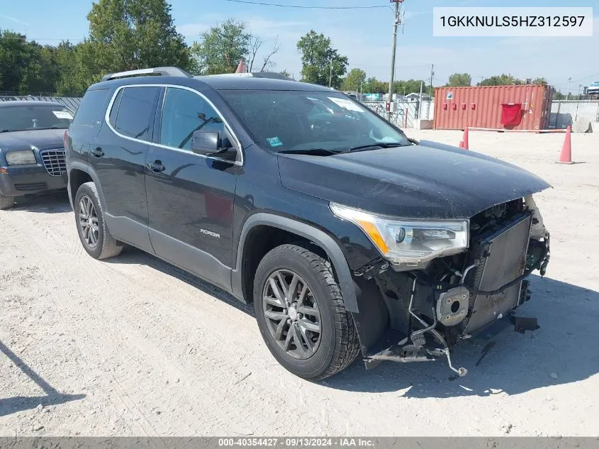 1GKKNULS5HZ312597 2017 GMC Acadia Slt-1