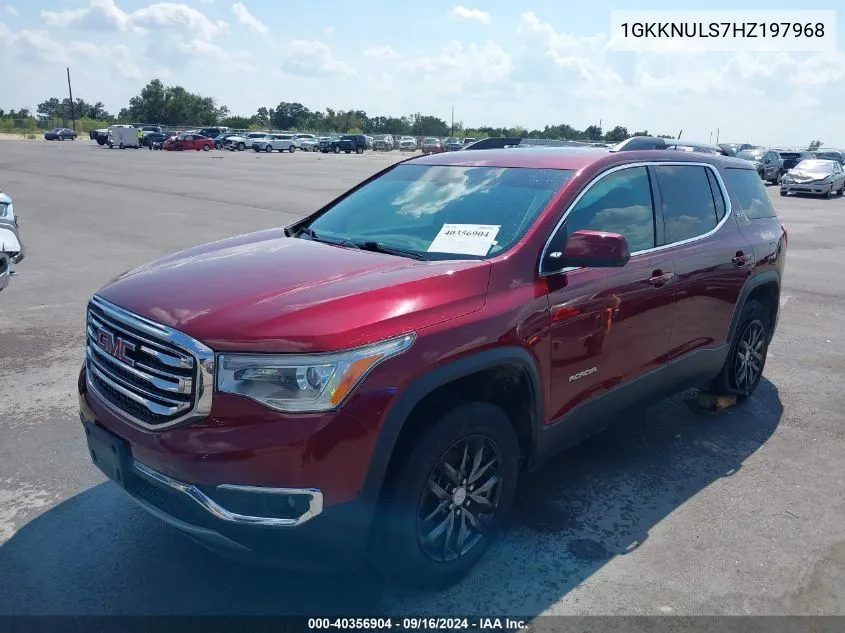 1GKKNULS7HZ197968 2017 GMC Acadia Slt-1